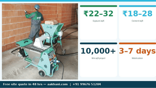 How quickly can Aakhani mobilize to a project site