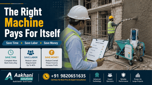 How to Get the Right Wall Plastering Machine Price for Your Project