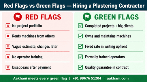 What Do Machine Plastering Contractors in India Actually Do